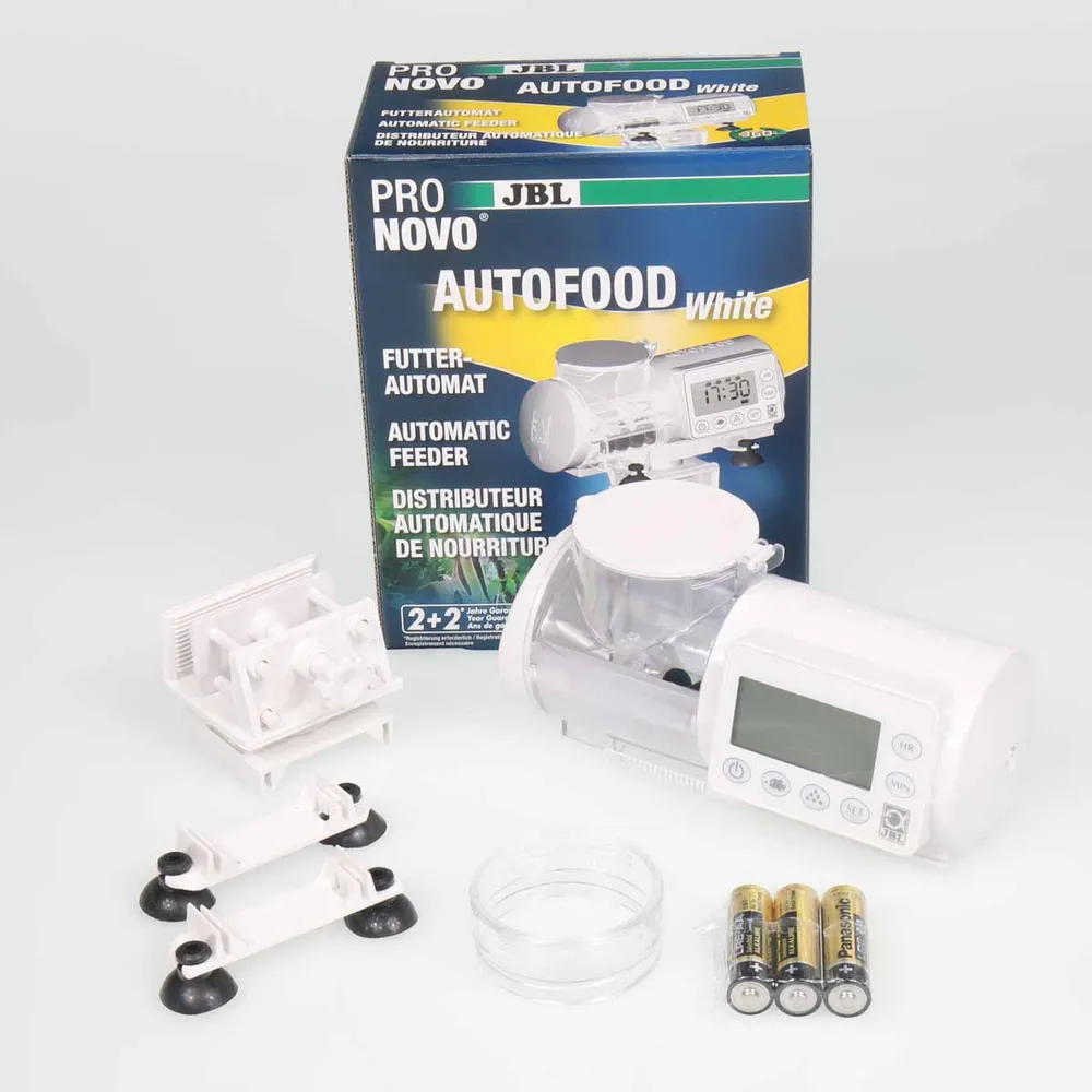 JBL ProNovo AutoFood - Hvid Foderautomat til akvariefisk
